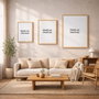 Wallity Pintura Decorativa en Lienzo Enmarcada 70 x 95 cm